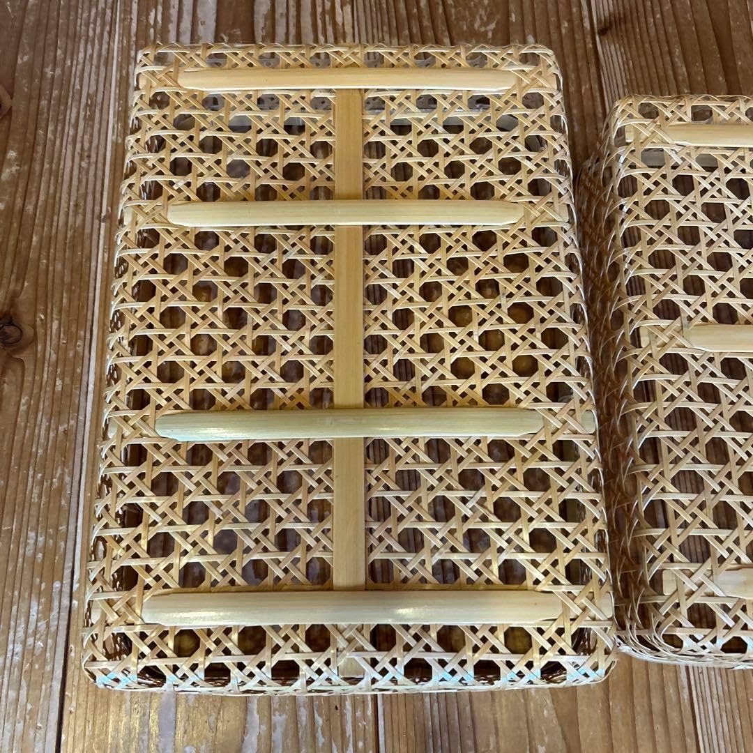 竹細工 カゴ 重なる3点セット 竹細工 カゴ 重なる3点セット 竹細工カゴ